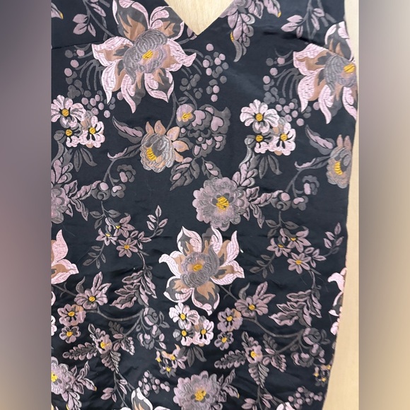 Urban Outfitters “Jacquie” Jacquard Sheath Mini Dress V-Neck Sleeveless - Picture 14 of 16